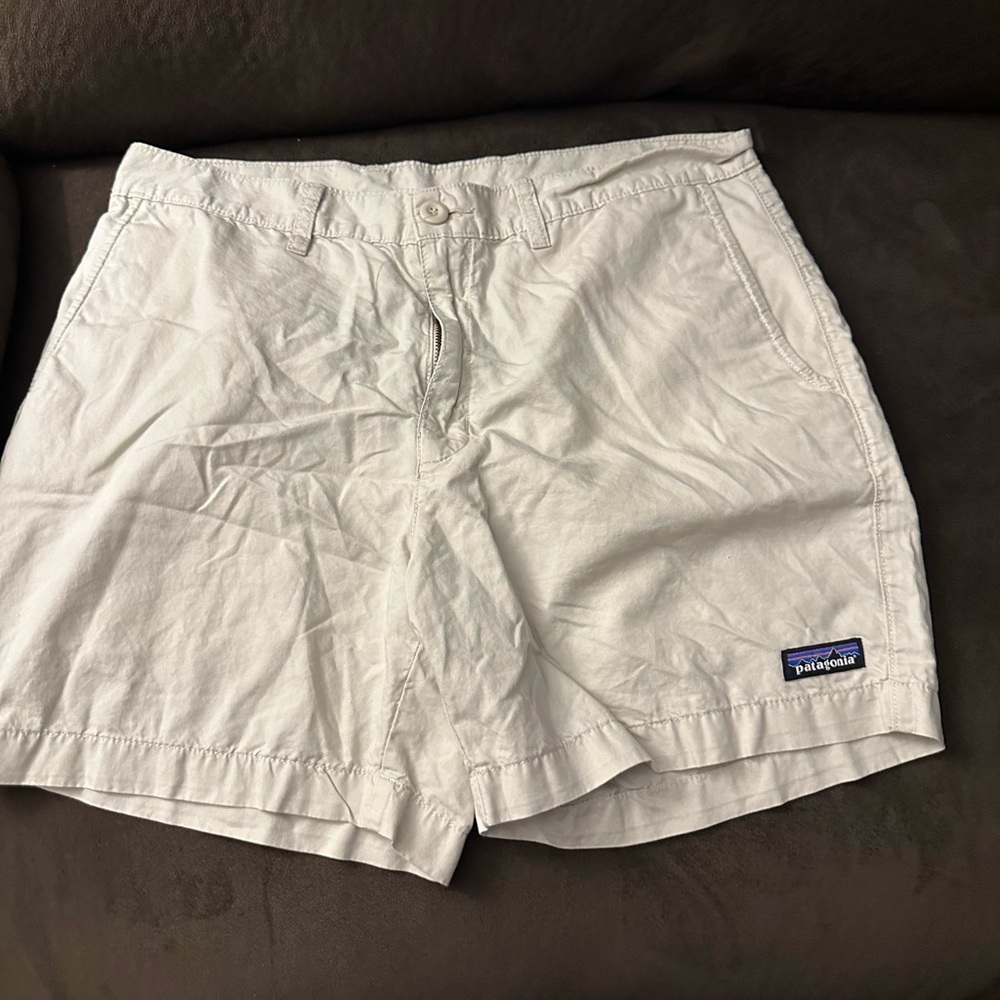 Patagonia Light Khaki Relaxed Shorts